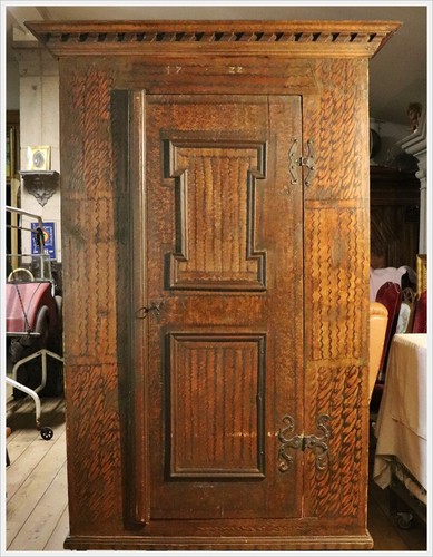 Barock bemalter bauern schrank - barock,
