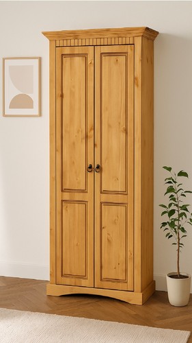 Dielenschrank kiefer massiv - kiefer,