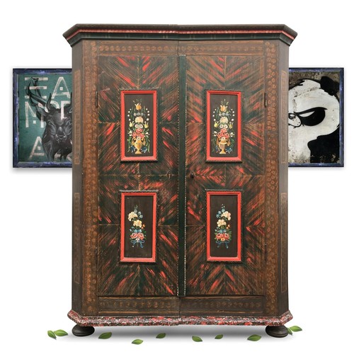 Bauernschrank bemalt antik